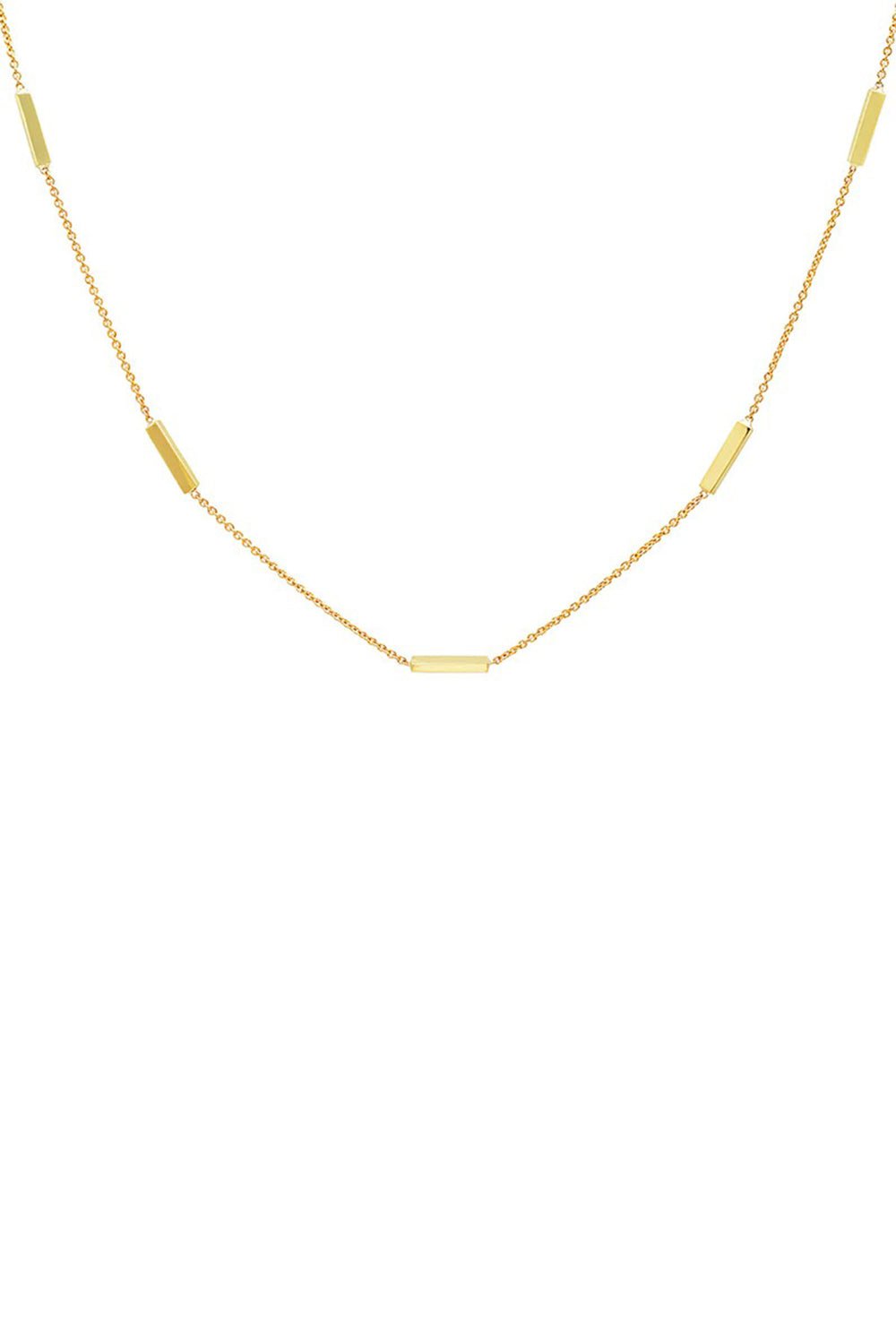 JENNIFER MEYER-Bar By-The-Inch Necklace-YELLOW GOLD