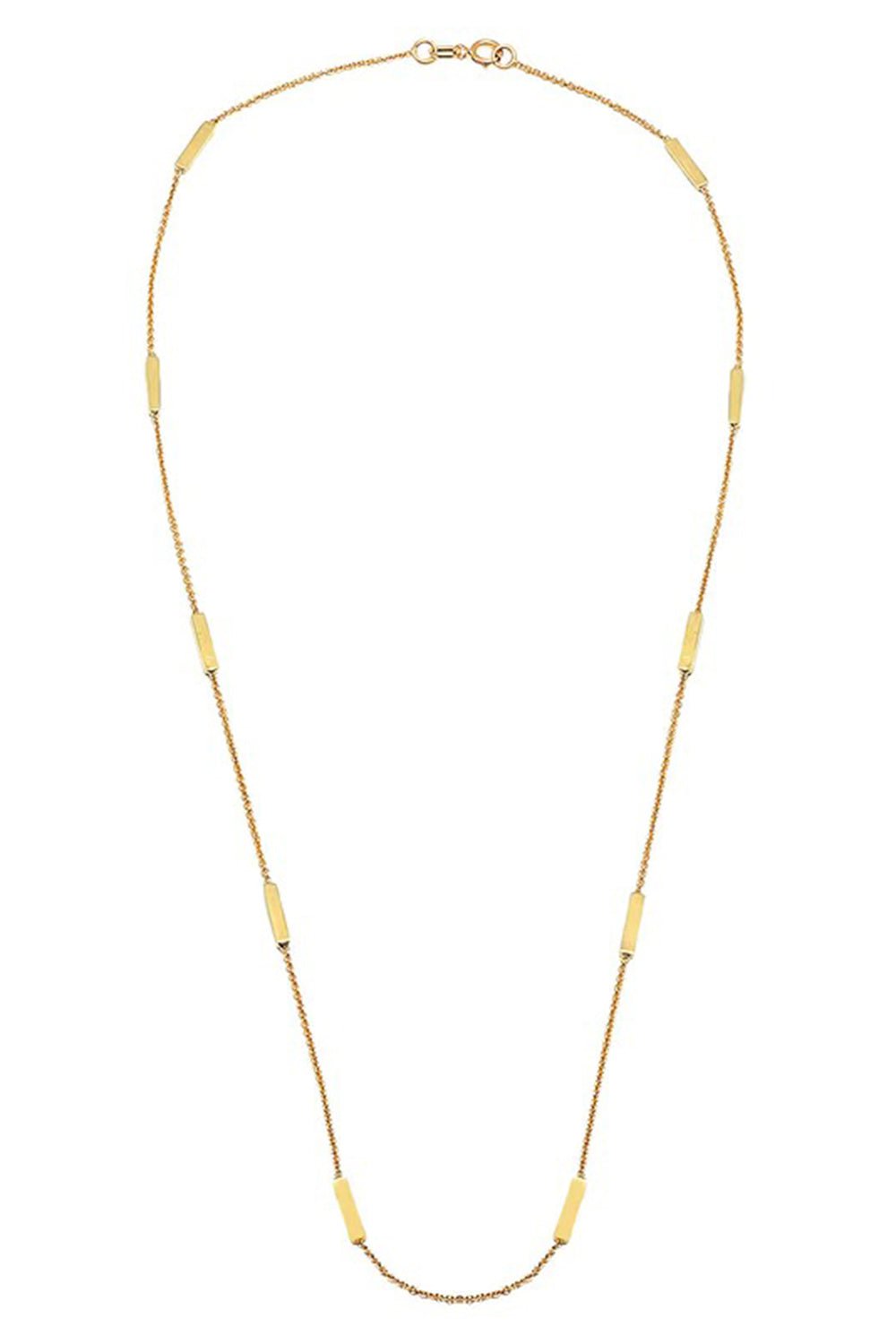 JENNIFER MEYER-Bar By-The-Inch Necklace-YELLOW GOLD