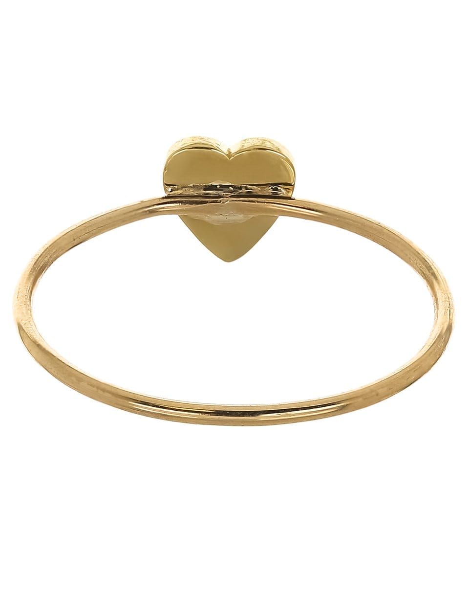 JENNIFER MEYER-Heart Ring-YELLOW GOLD