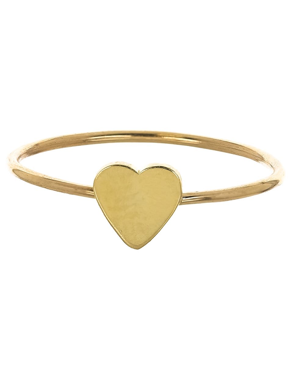 JENNIFER MEYER-Heart Ring-YELLOW GOLD