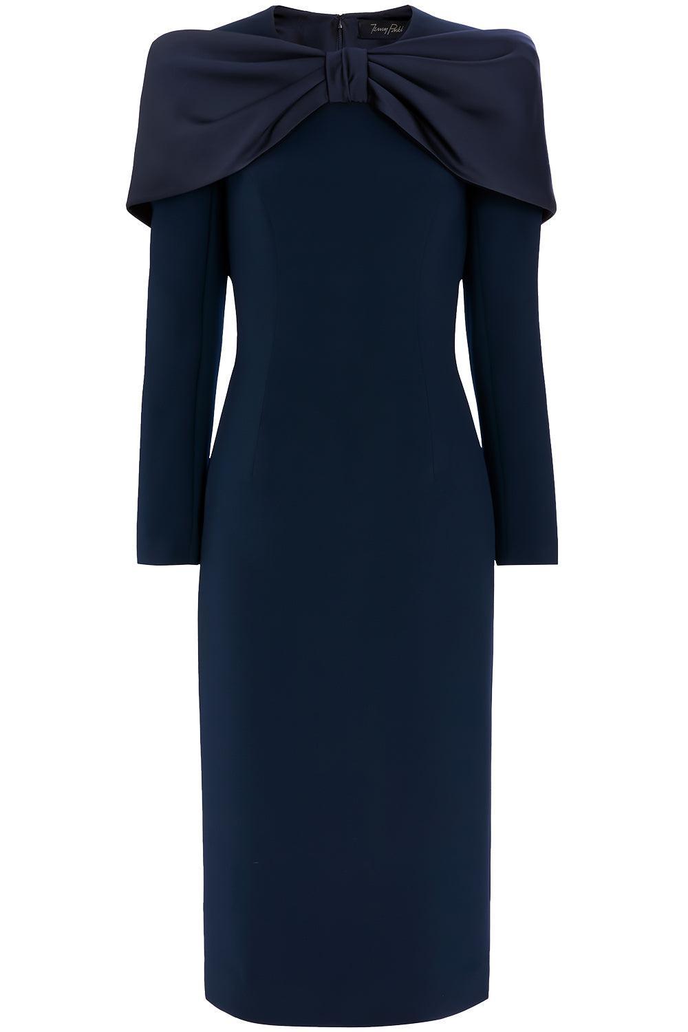 Penny Love Cocktail Midi Dress-INK-6-CLOTHINGDRESSCOCKTAIL-JENNY PACKHAM