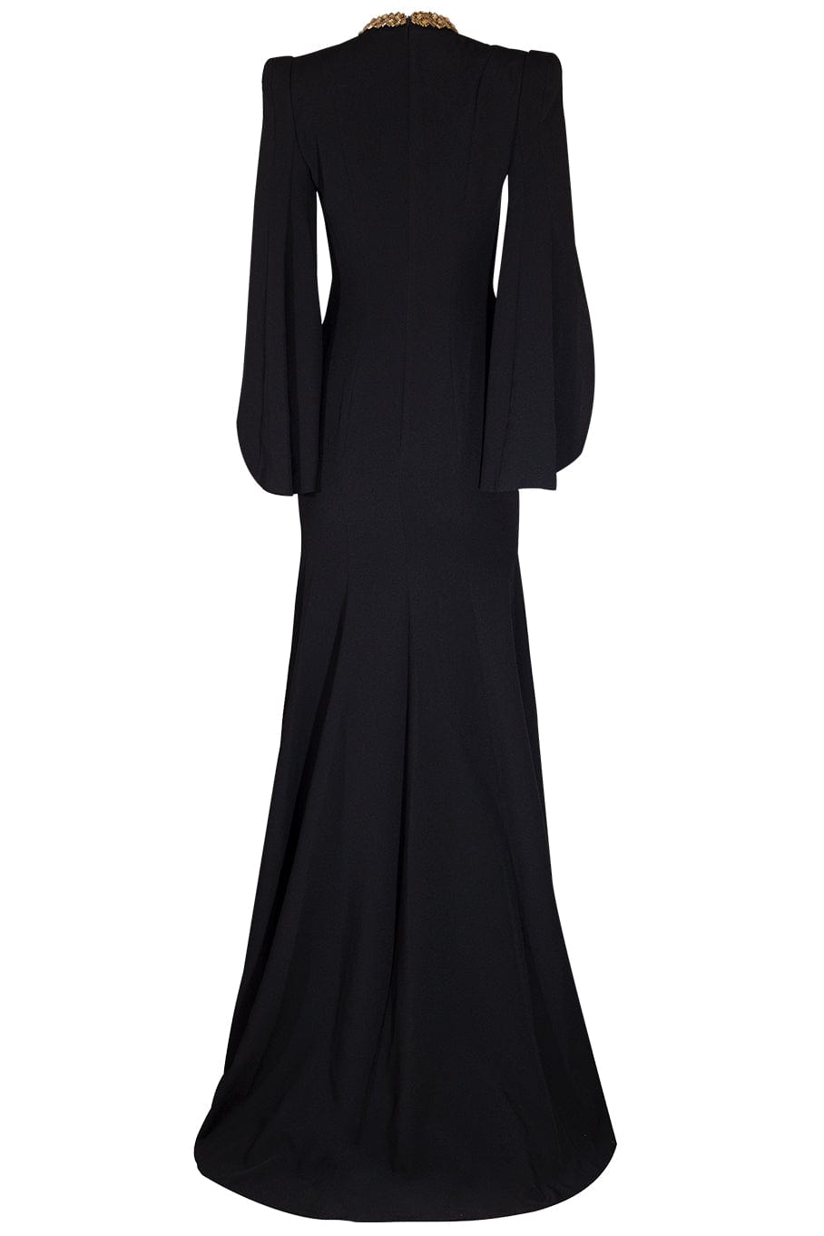 JENNY PACKHAM-Cozumel Embelished Cape Gown-