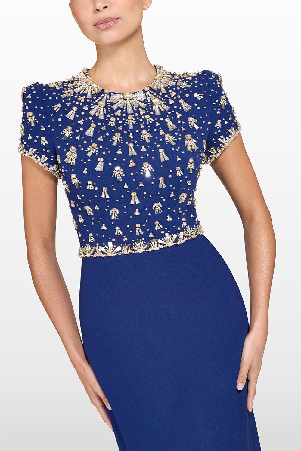 Milla Embellished Gown-BLUE-4-CLOTHINGDRESSGOWN-JENNY PACKHAM