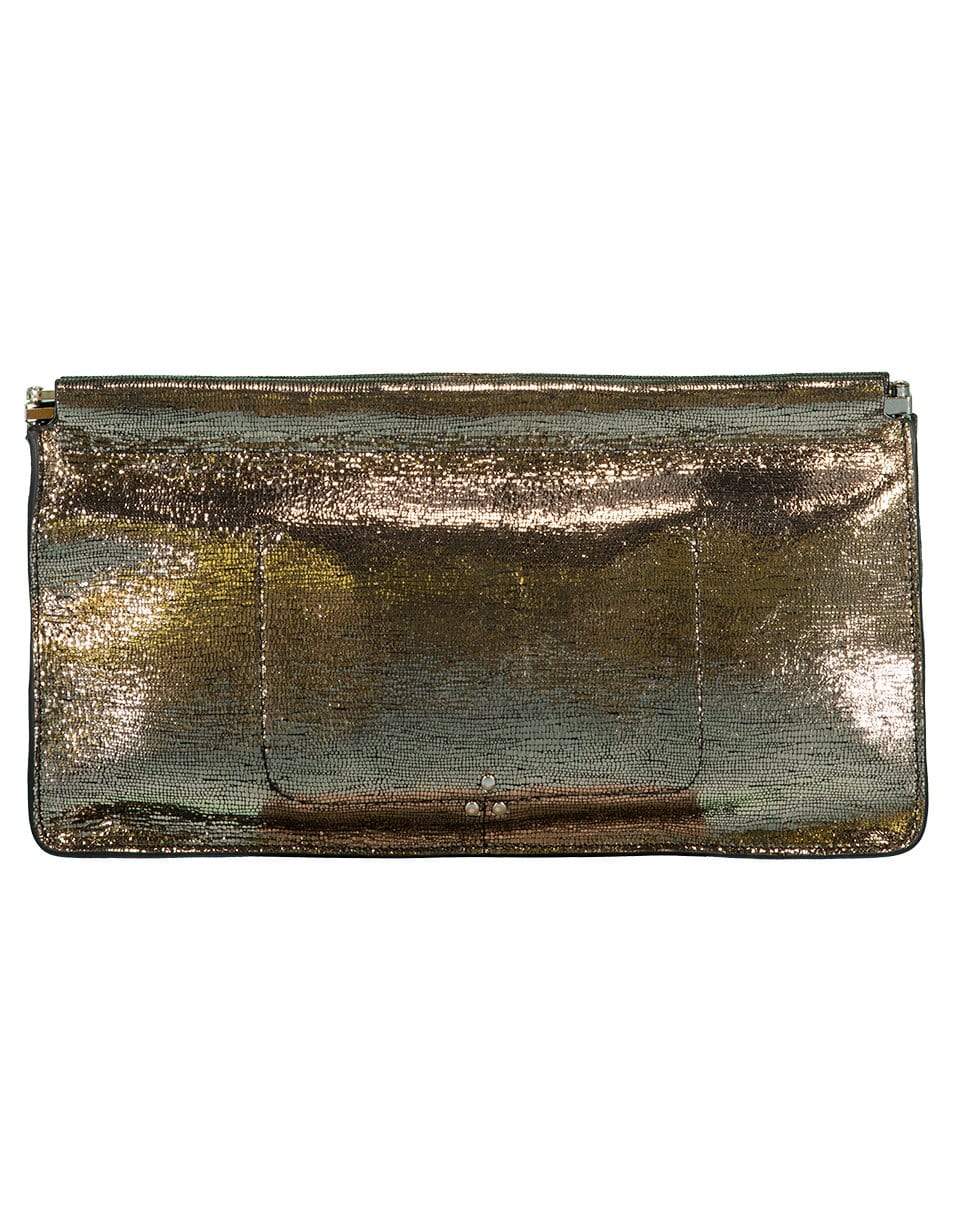 JEROME DREYFUSS-Clic Clac XL Clutch-CHAMPAGN