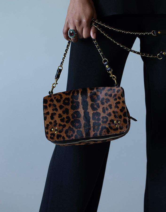 JEROME DREYFUSS-Bobi Shoulder Bag-LEOPARD