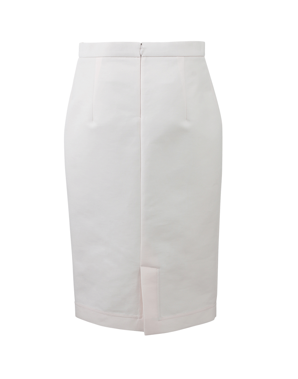 JIL SANDER-No Stretch Pencil Skirt-BLUSH