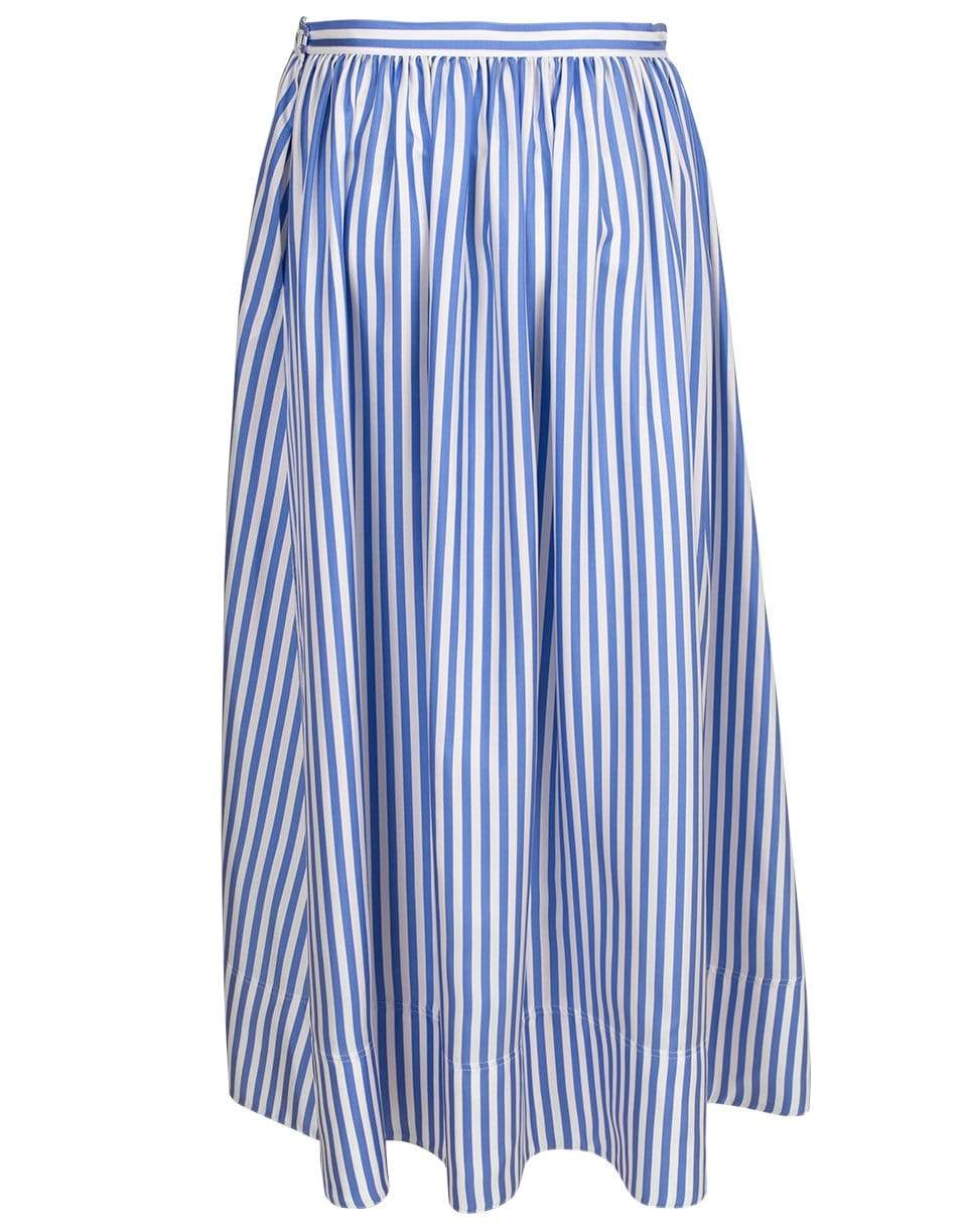 JIL SANDER-Madie Striped Skirt-