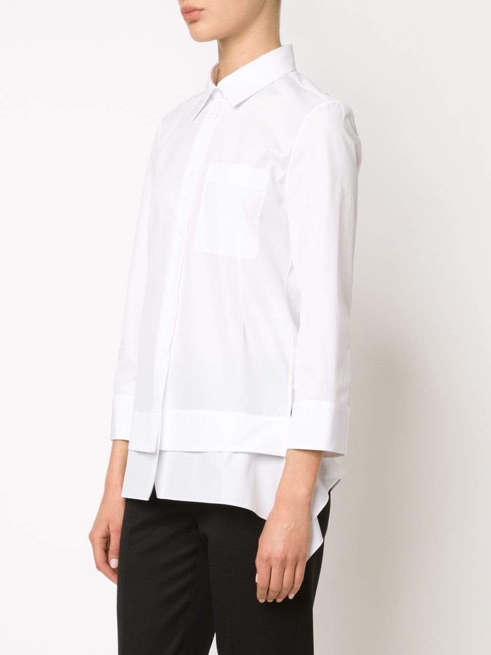 JIL SANDER-Annabel Drape Blouse-