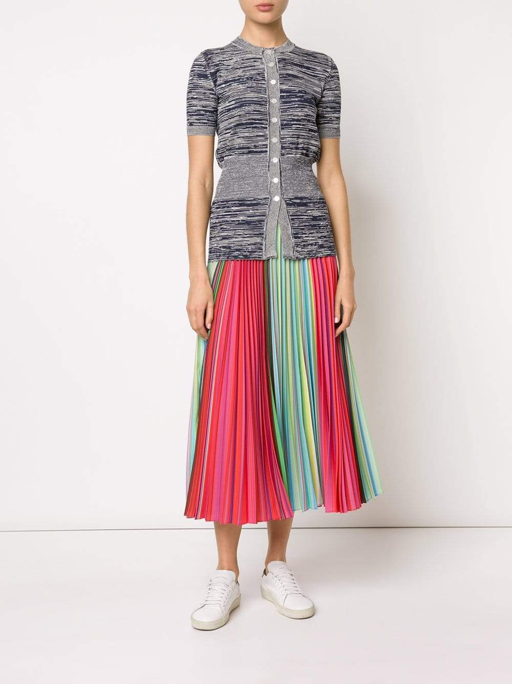 JIL SANDER-Television Stitch Cardigan-