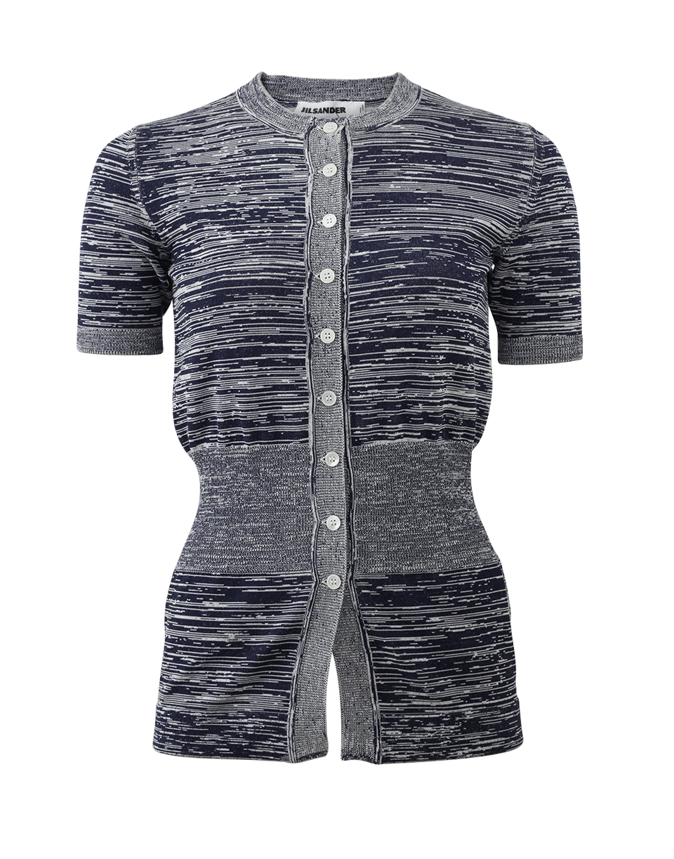 JIL SANDER-Television Stitch Cardigan-