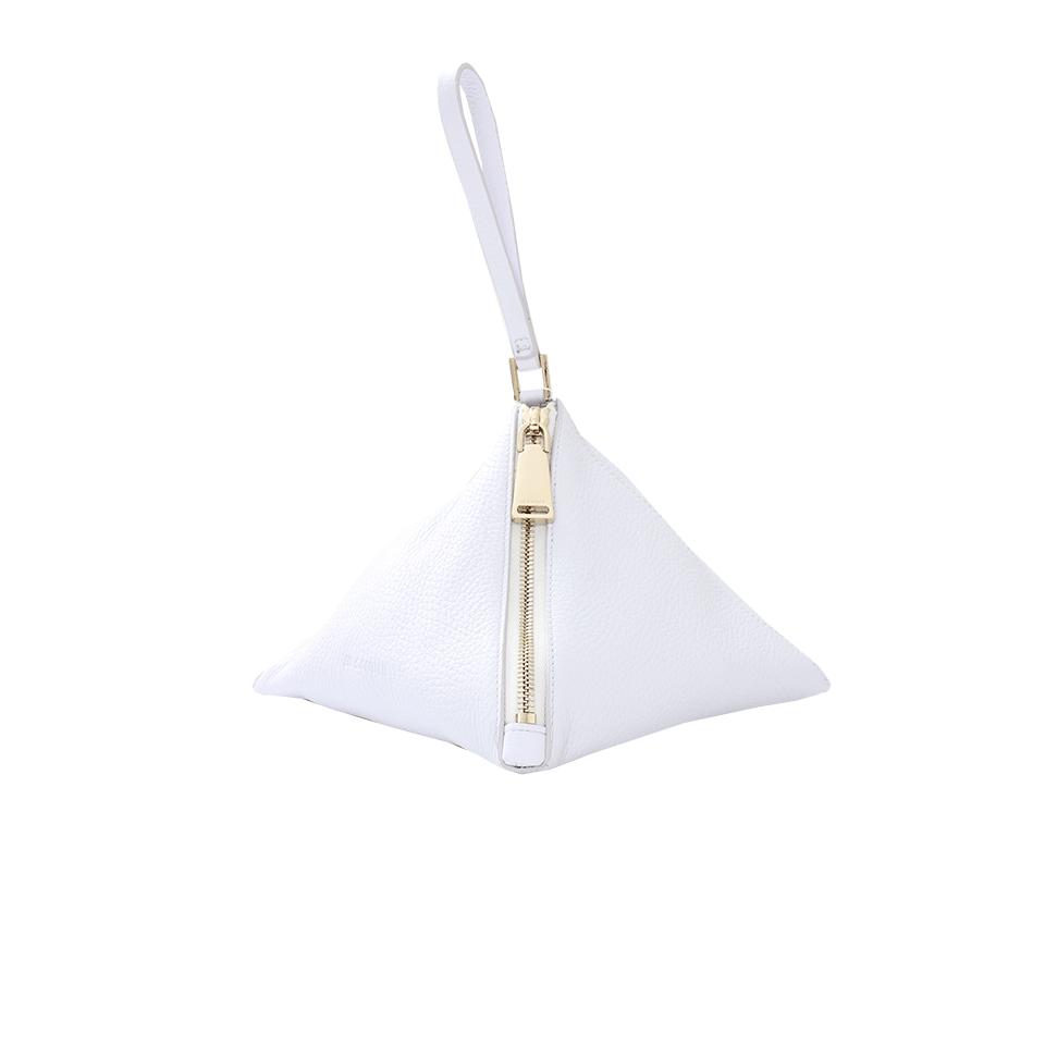 JIL SANDER-3Angle Wristlet-WHITE