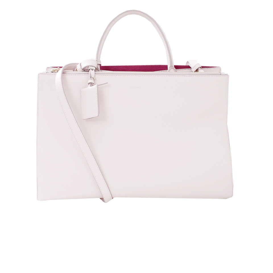 JIL SANDER-Light Zipper Tote-PINK