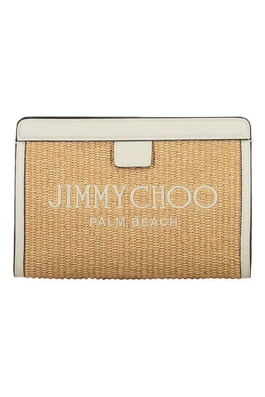 Palm Beach Avenue Clutch-BROWN-HANDBAGCLUTCHES-JIMMY CHOO