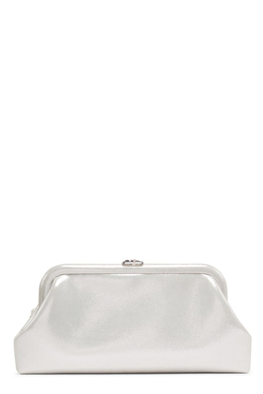 Skylar Shimmer Clutch - Silver-SLVRSLVR-HANDBAGCLUTCHES-JIMMY CHOO