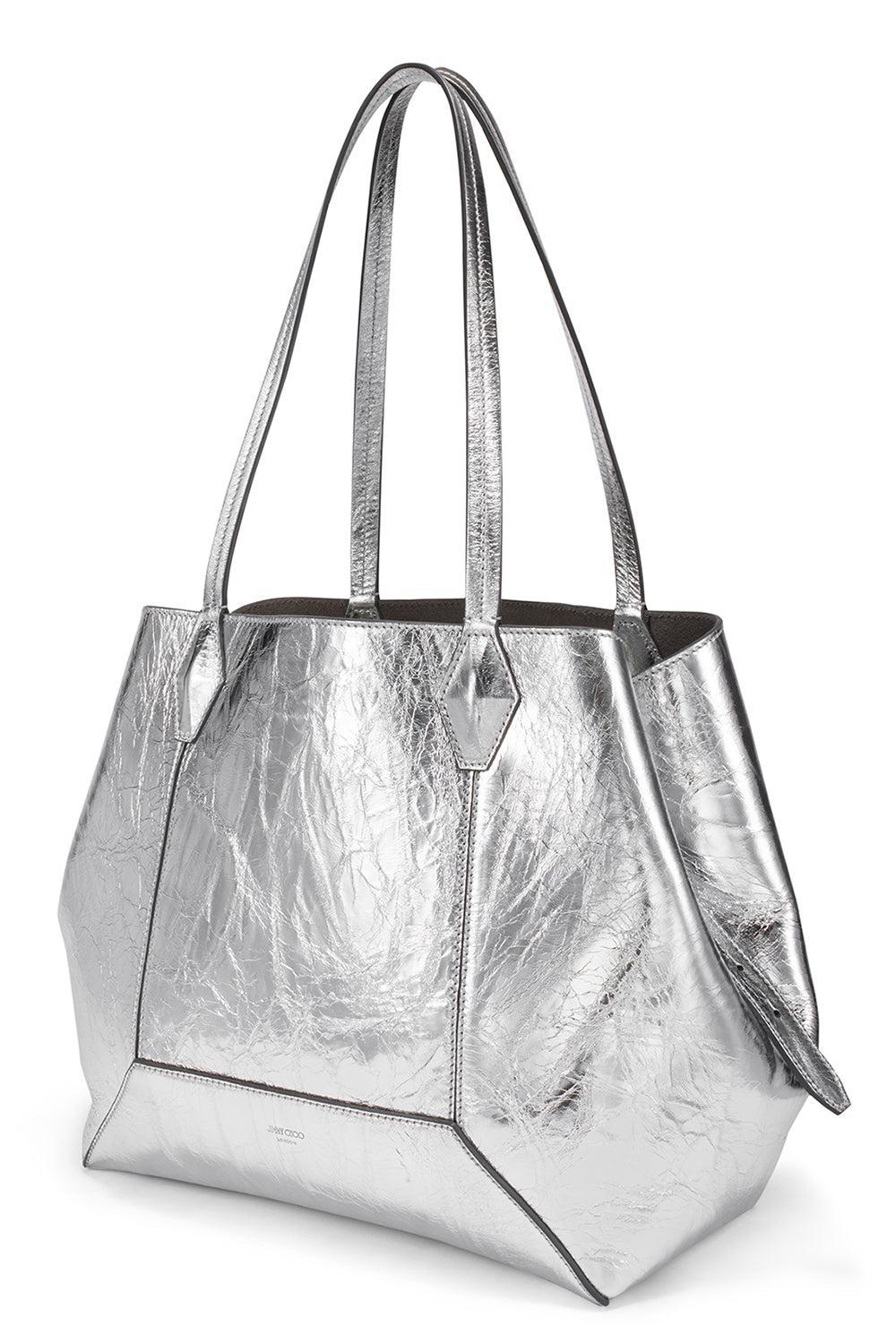 Diamond Tote M - Antique Silver | JIMMY CHOO – Marissa Collections