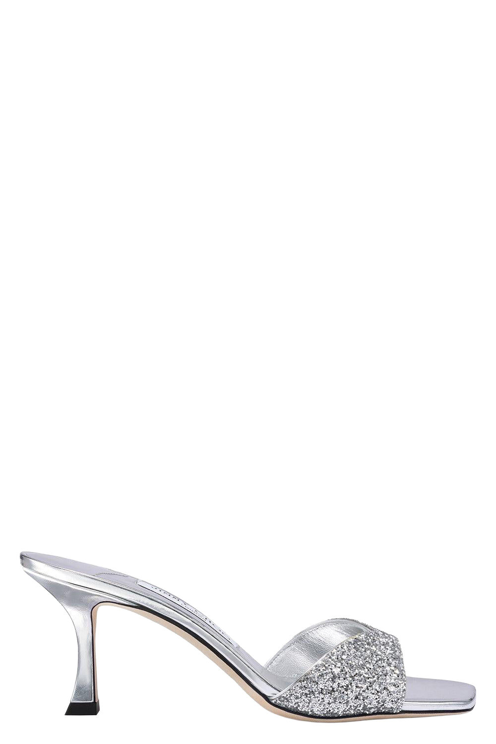 Skye 70 Mule - Silver Glitter-SILVER-36-SHOEMULE-JIMMY CHOO