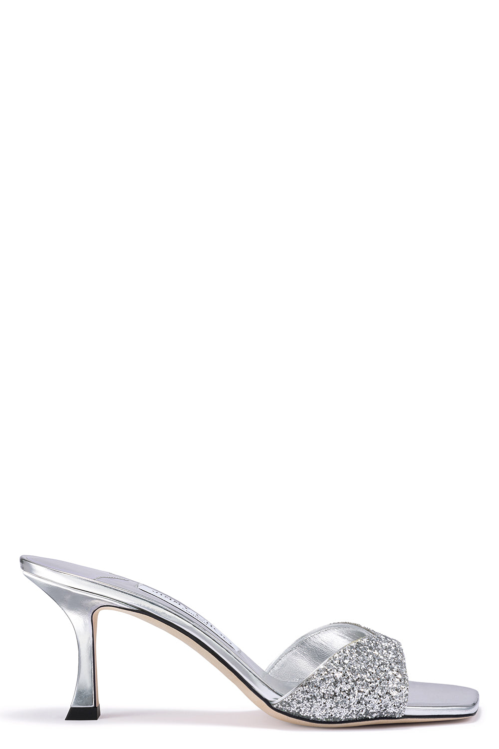 Skye 70 Mule - Silver Glitter-SILVER-36-SHOEMULE-JIMMY CHOO