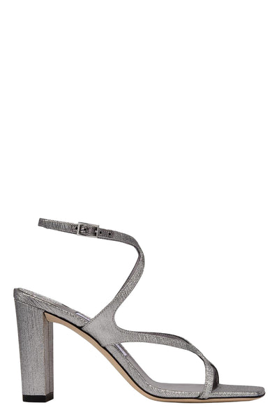 Azie 85 Sandal - Platinum | JIMMY CHOO – Marissa Collections
