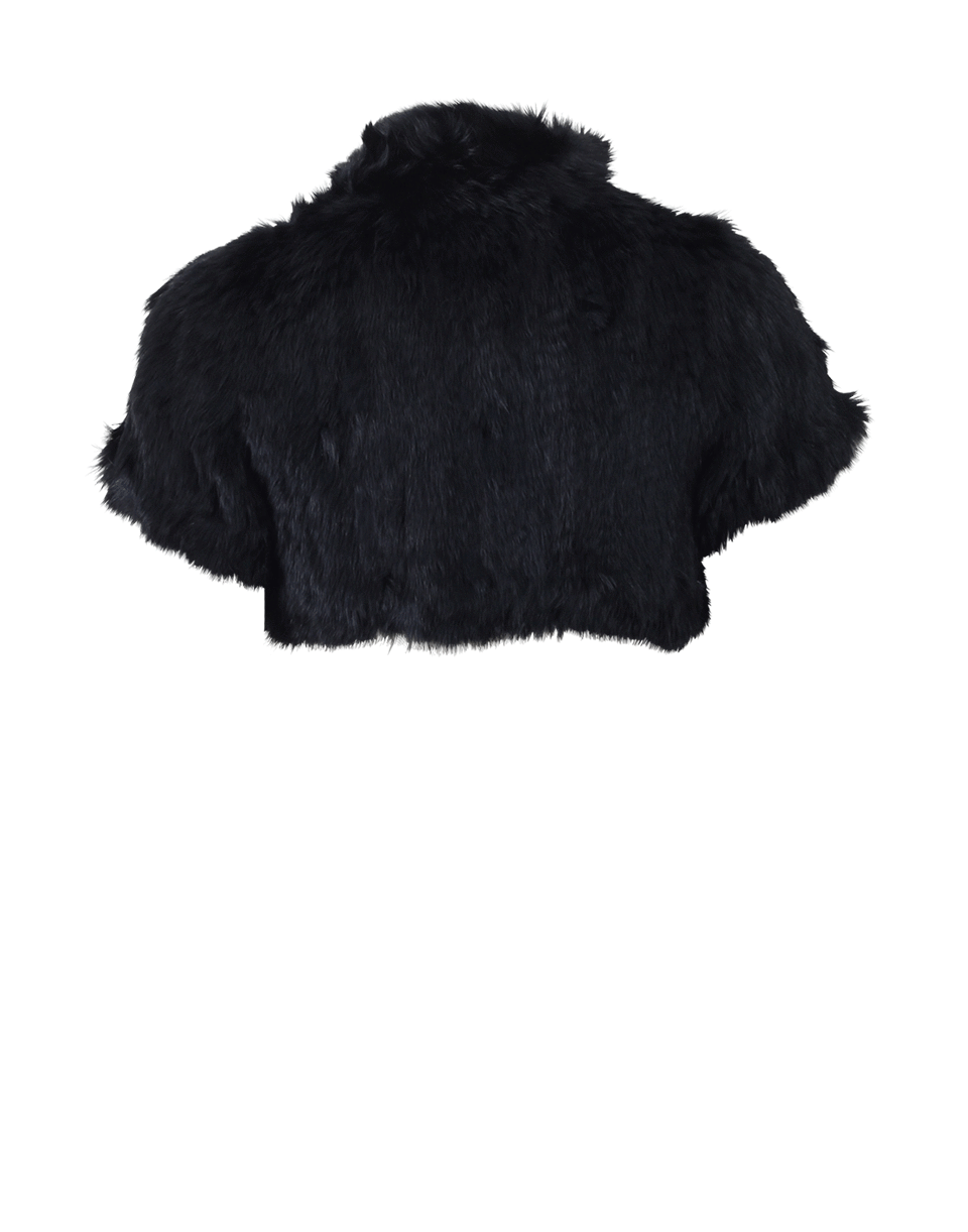JOCELYN-Dyed Rabbit Knitted Shrug-