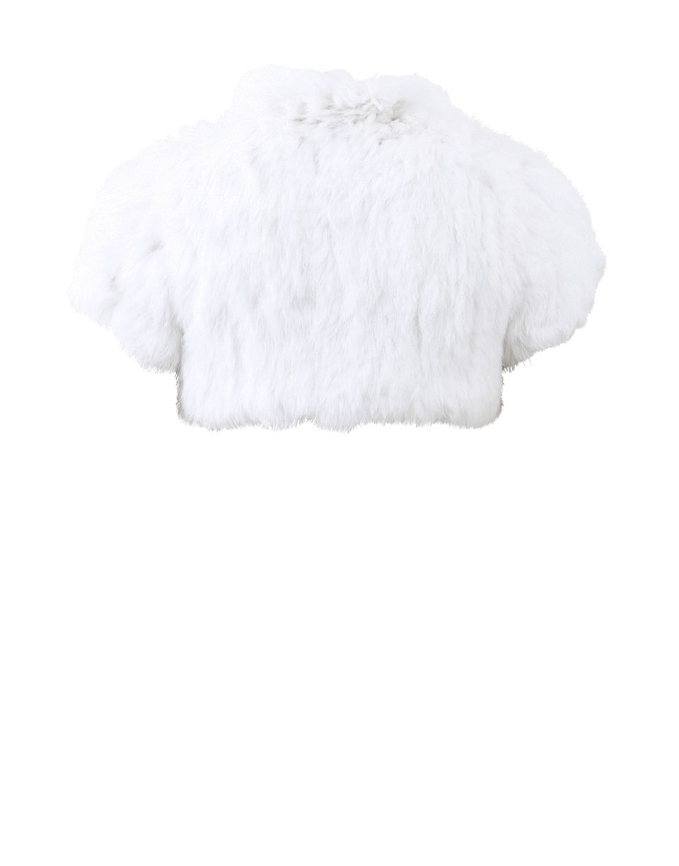 JOCELYN-Bleached Rabbit Knitted Shrug-