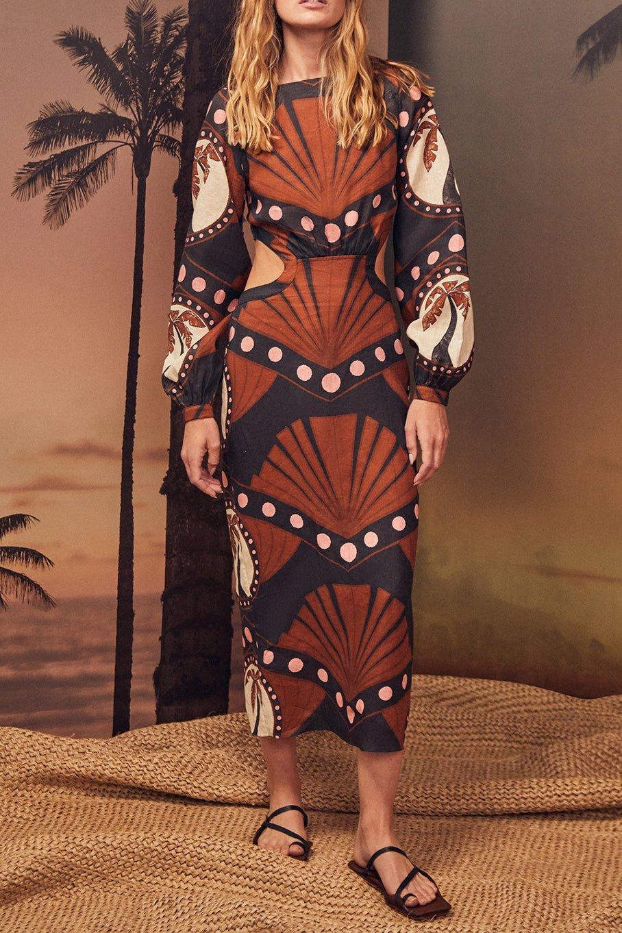 JOHANNA ORTIZ-Confianza Midi Dress-