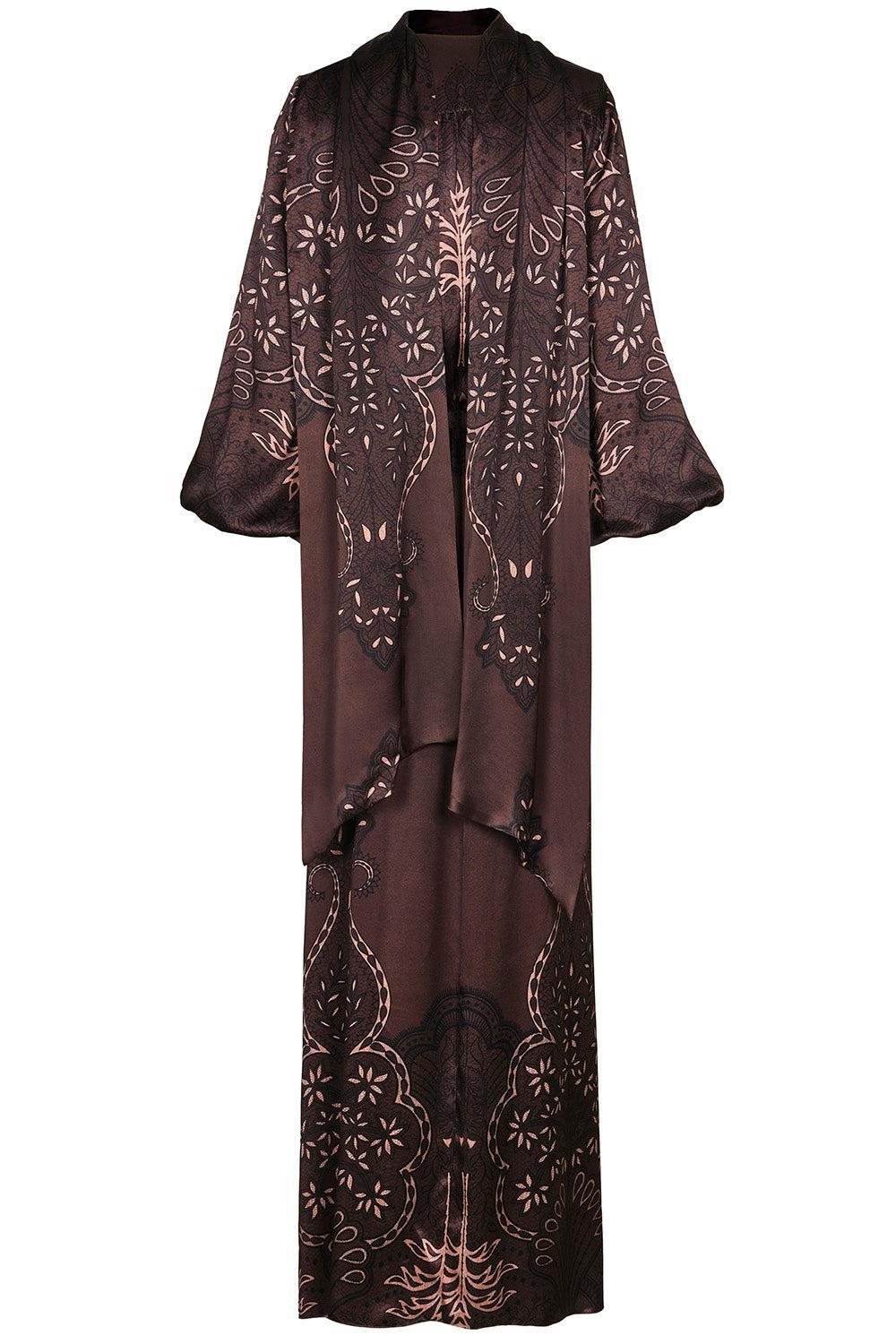 Timeless Concourse Wrap Dress-BROWN-6-CLOTHINGDRESSCASUAL-JOHANNA ORTIZ