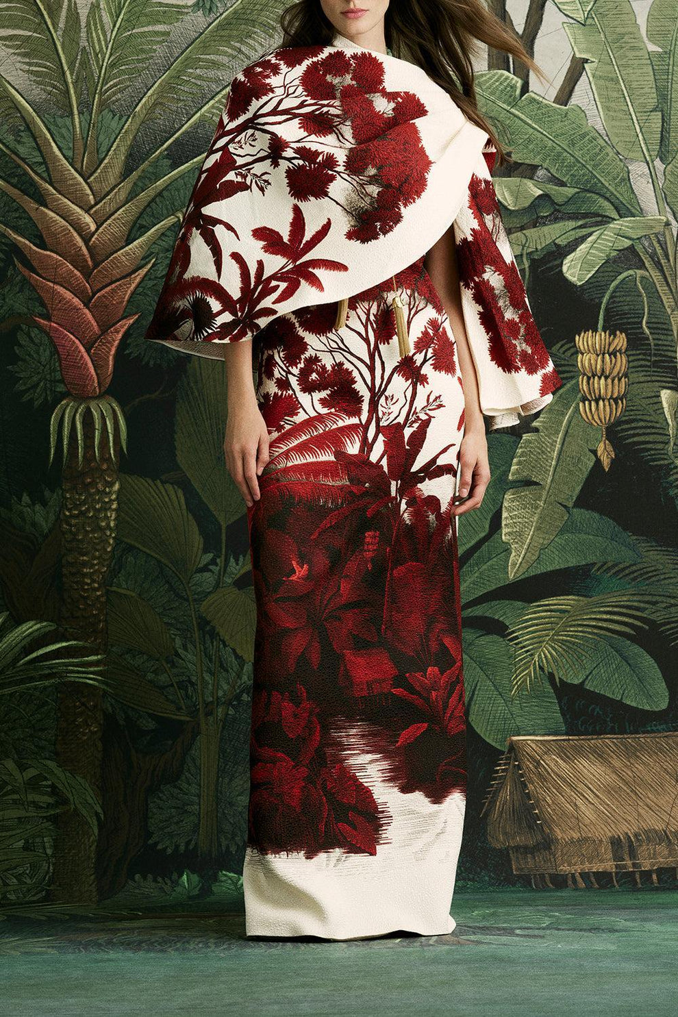 johanna ortiz long dress Johanna Ortiz, Printed silk Maxi dress, Women, Black, S, Dresses