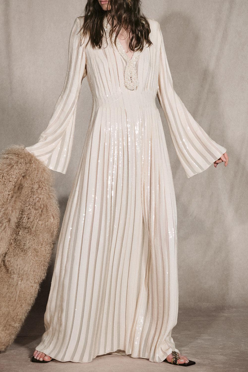 Rebellious Maxi Dress-CREAM-4-CLOTHINGDRESSCASUAL-JOHANNA ORTIZ