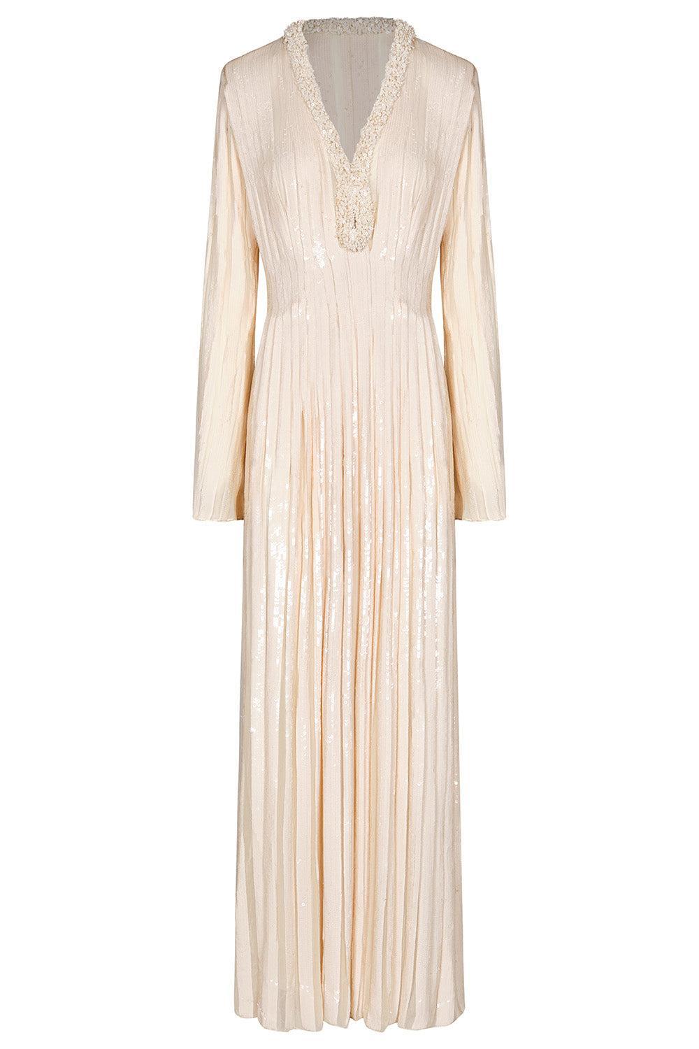 Rebellious Maxi Dress-CREAM-4-CLOTHINGDRESSCASUAL-JOHANNA ORTIZ