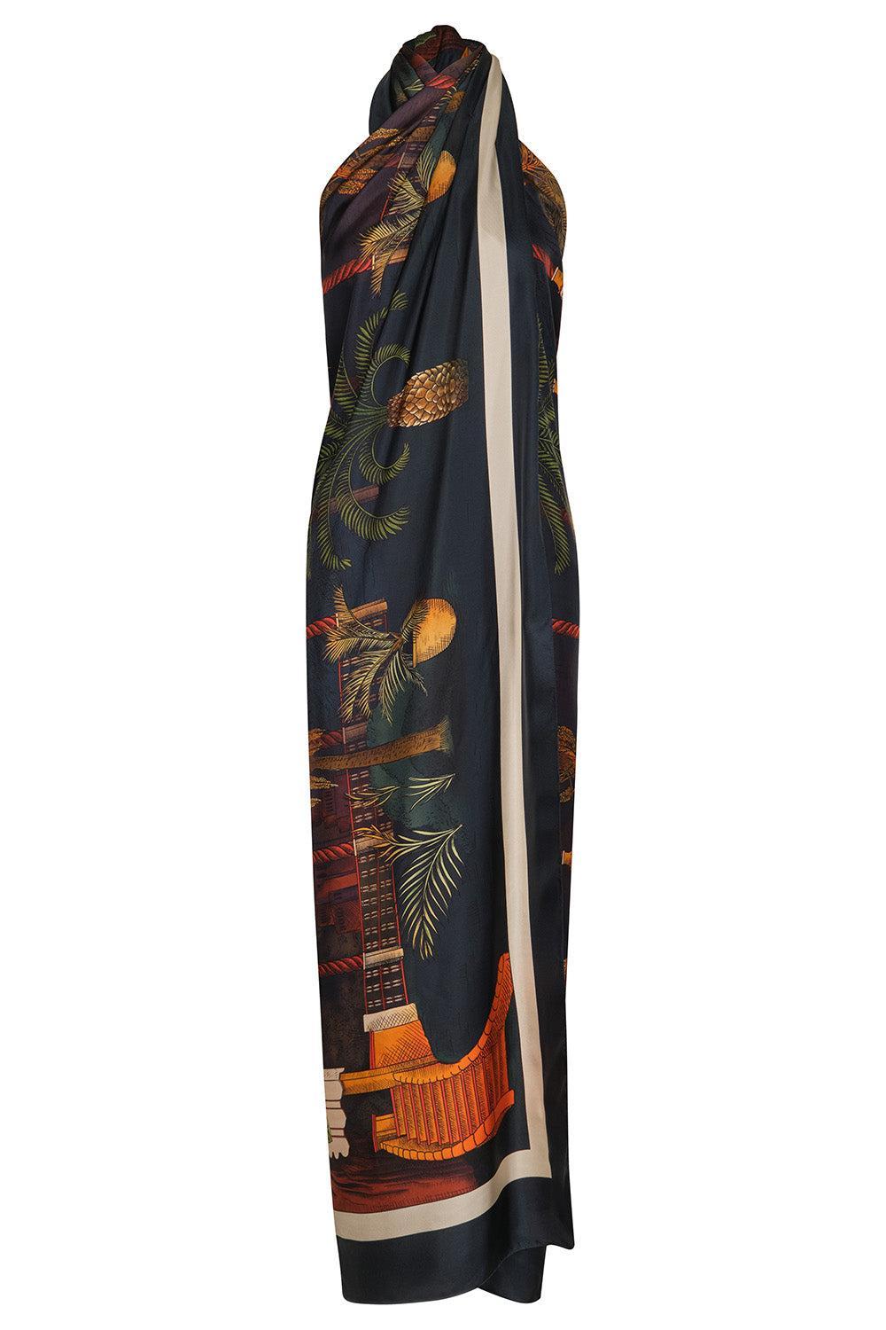 Enigma De Seda Top-DKBLUORM-4-CLOTHINGDRESSCASUAL-JOHANNA ORTIZ