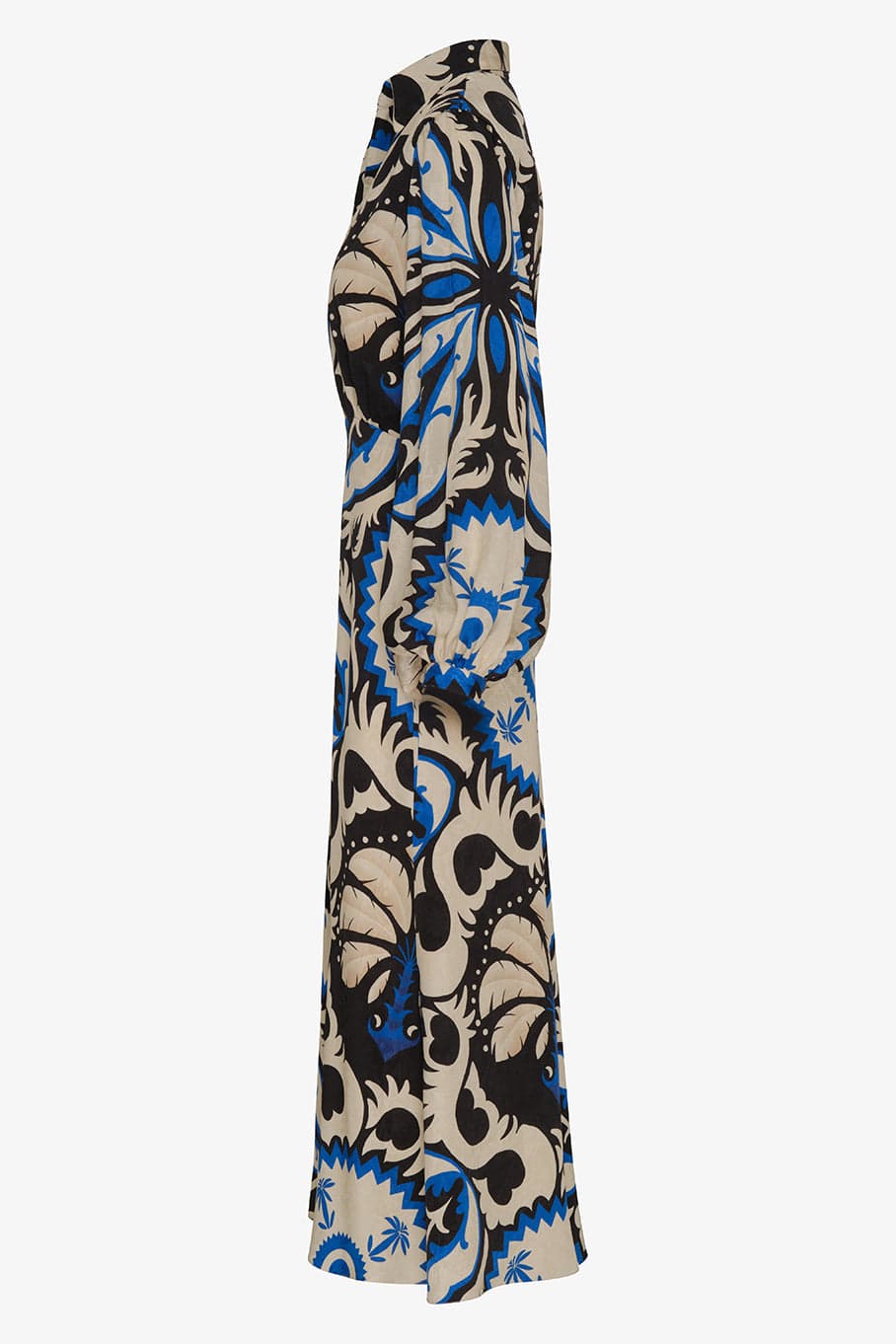 JOHANNA ORTIZ-Blurred Reality Long Sleeve Midi Dress-