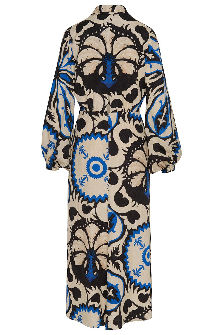 JOHANNA ORTIZ-Blurred Reality Long Sleeve Midi Dress-
