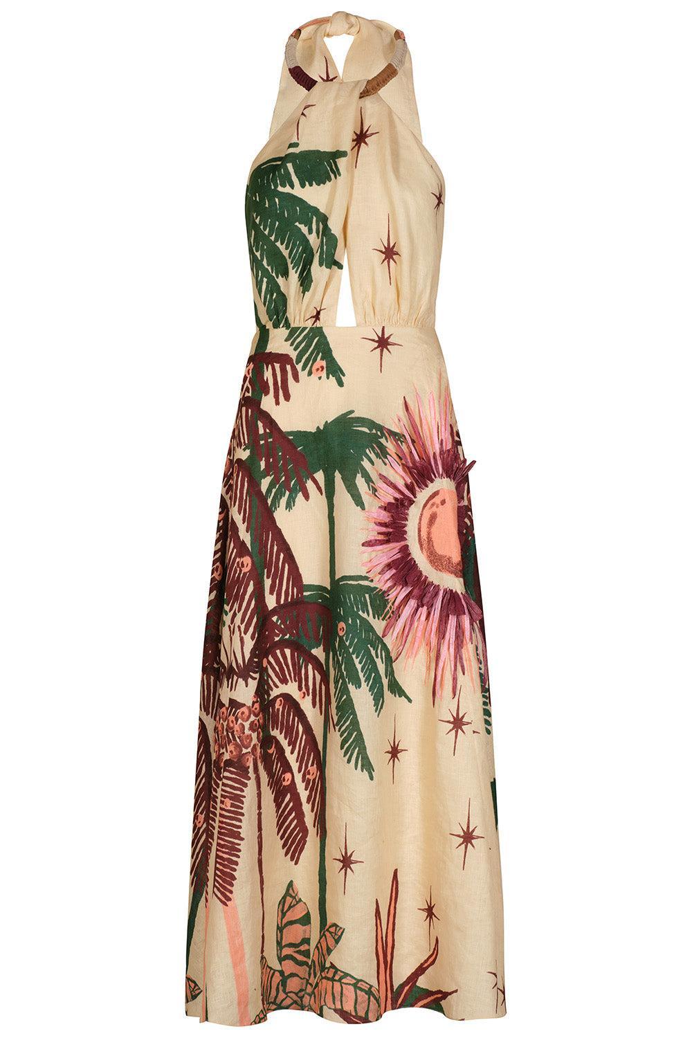 Western Elements Dress-ECRU/MLT-2-CLOTHINGDRESSCASUAL-JOHANNA ORTIZ