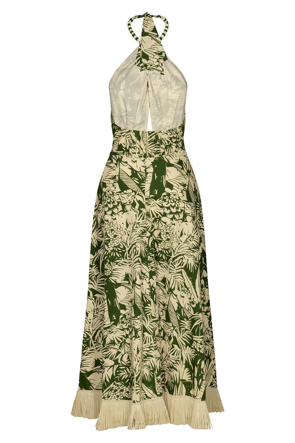 johanna ortiz midi dress Johanna Ortiz Heritage Midi Dress | Print/Green | Size 8