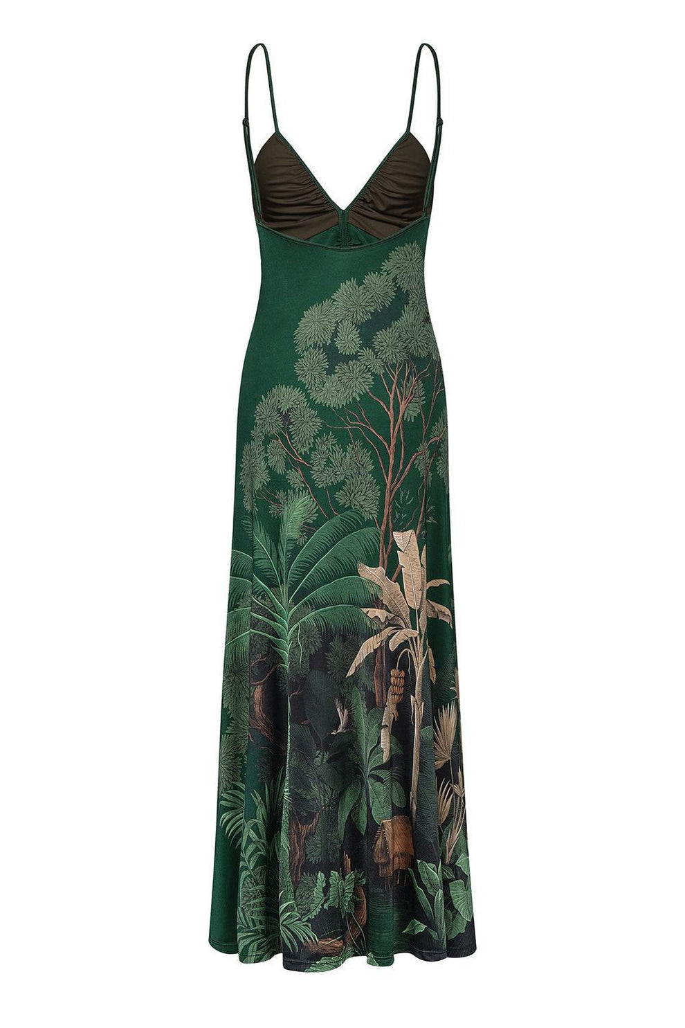 Johanna Ortiz Nuestra Tierra Ankle Dress in Green