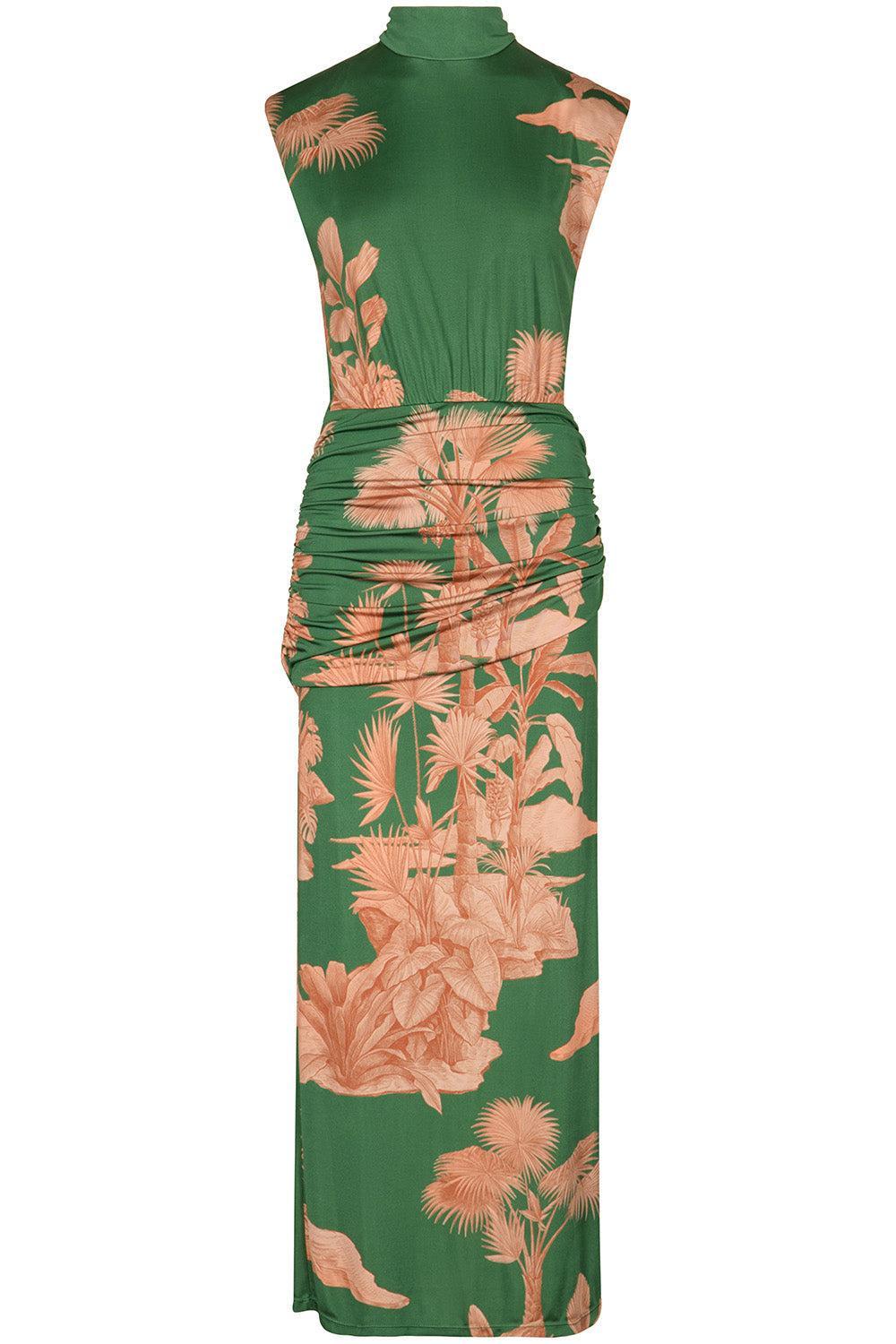 Finding The Way Dress-GRN/PINK-2-CLOTHINGDRESSCASUAL-JOHANNA ORTIZ