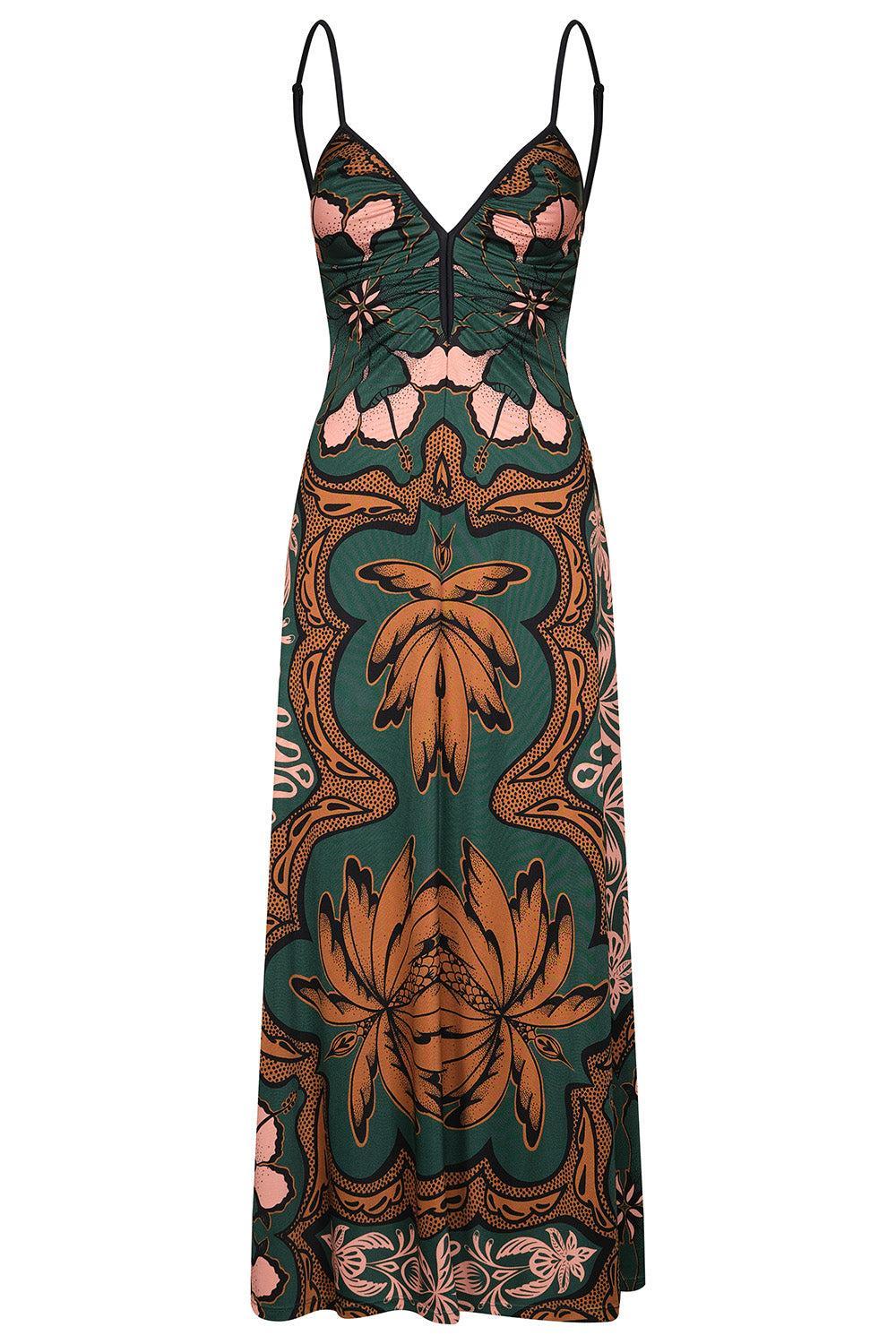  Multicolor Nuestra Tierra Ankle Skirt-NOVELTY-0-CLOTHINGDRESSCASUAL-JOHANNA ORTIZ 