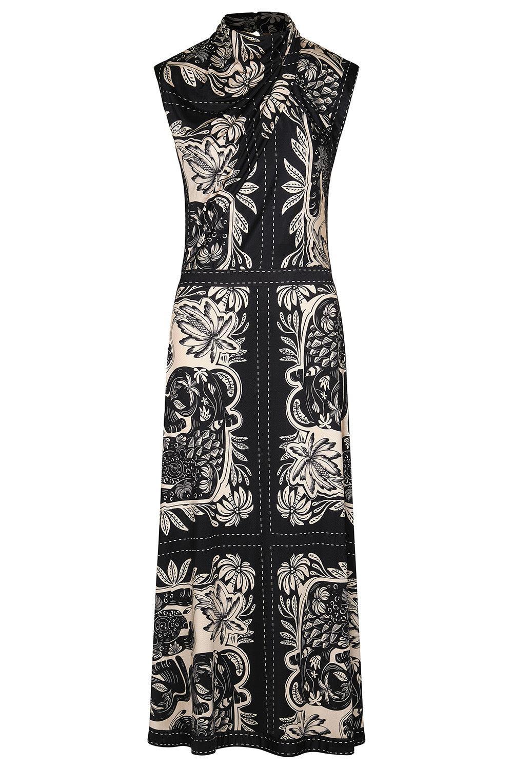 Old School Jaguar Midi Dress-NOVELTY-2-CLOTHINGDRESSCASUAL-JOHANNA ORTIZ 