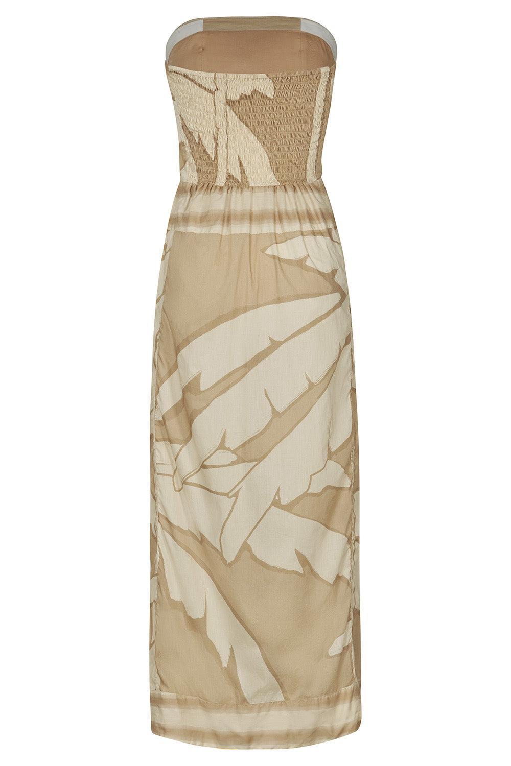 Palms Pontoon Afternoon Dress-SANDECRU-2-CLOTHINGDRESSCASUAL-JOHANNA ORTIZ