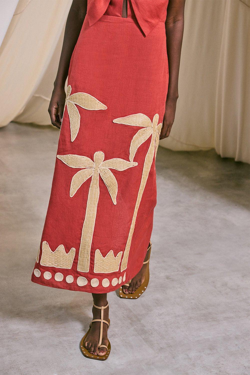 JOHANNA ORTIZ-Calm Wind Midi Dress-