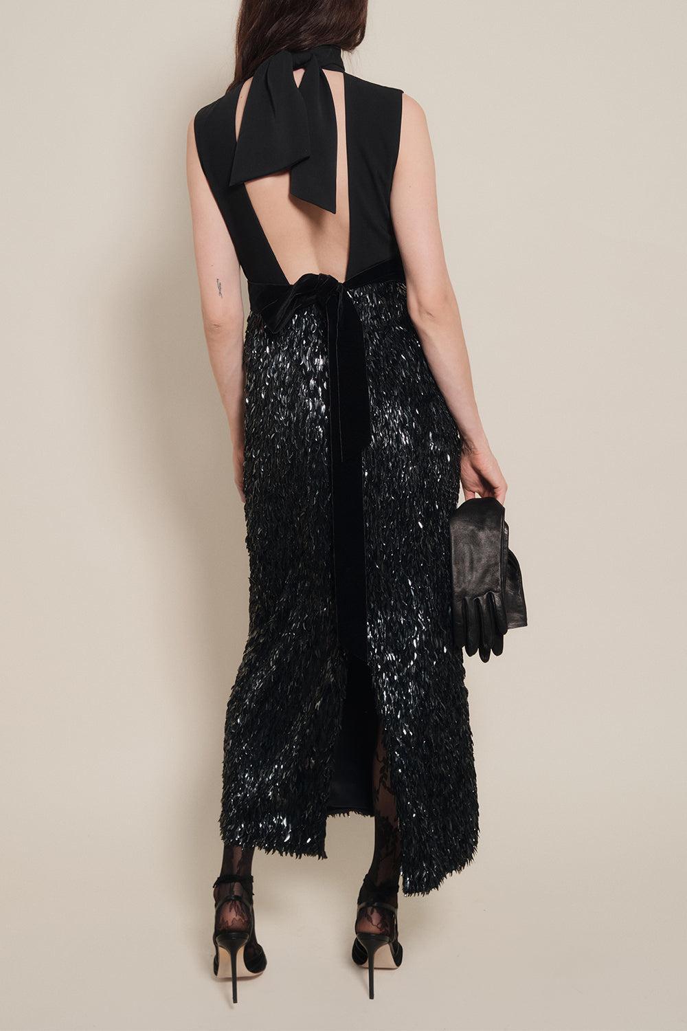 Her Vibe Midi Dress-BLACK-2-CLOTHINGDRESSCOCKTAIL-JOHANNA ORTIZ