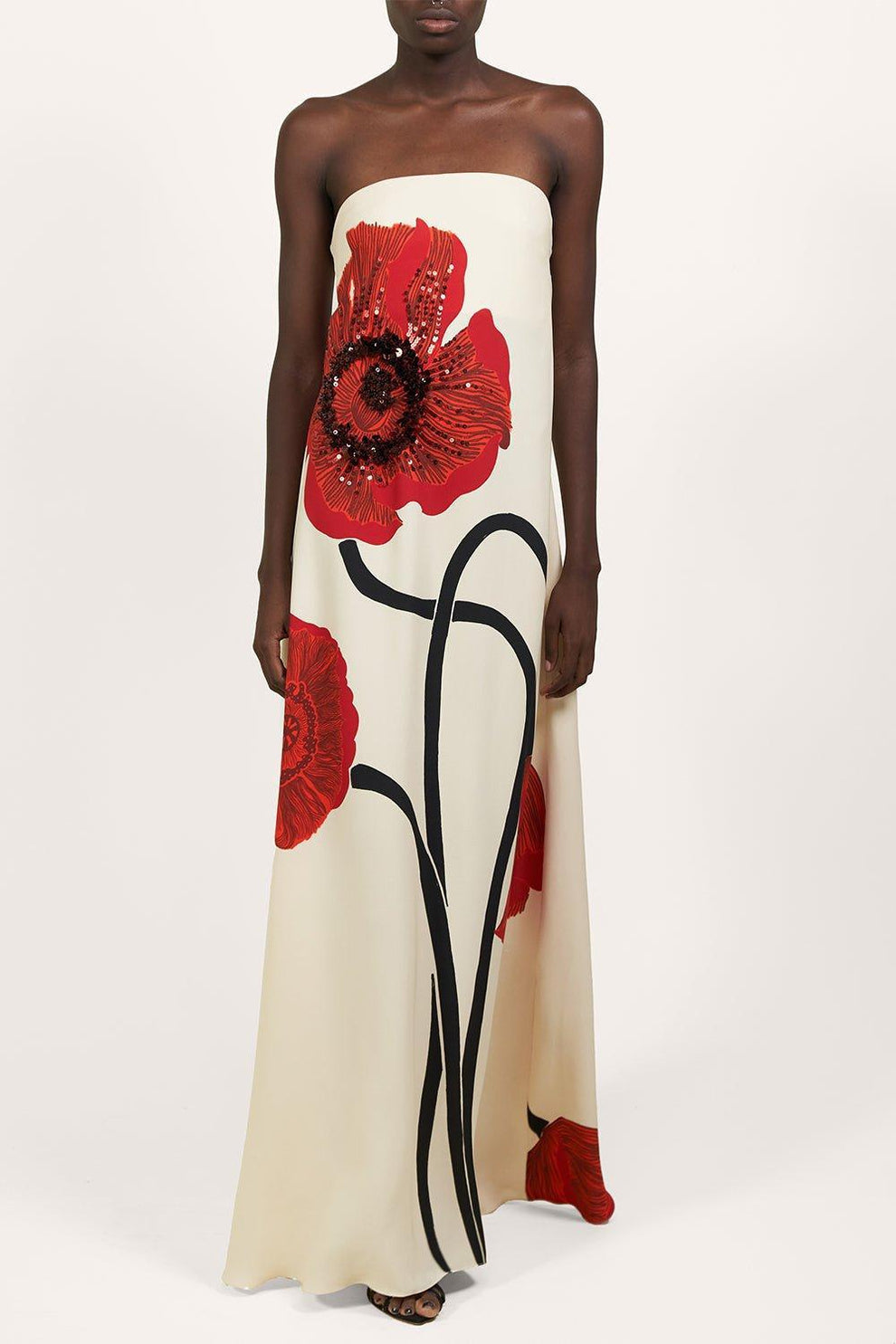johanna ortiz red dress Johanna Ortiz Coral Marino Maxi Dress Johanna Ortiz