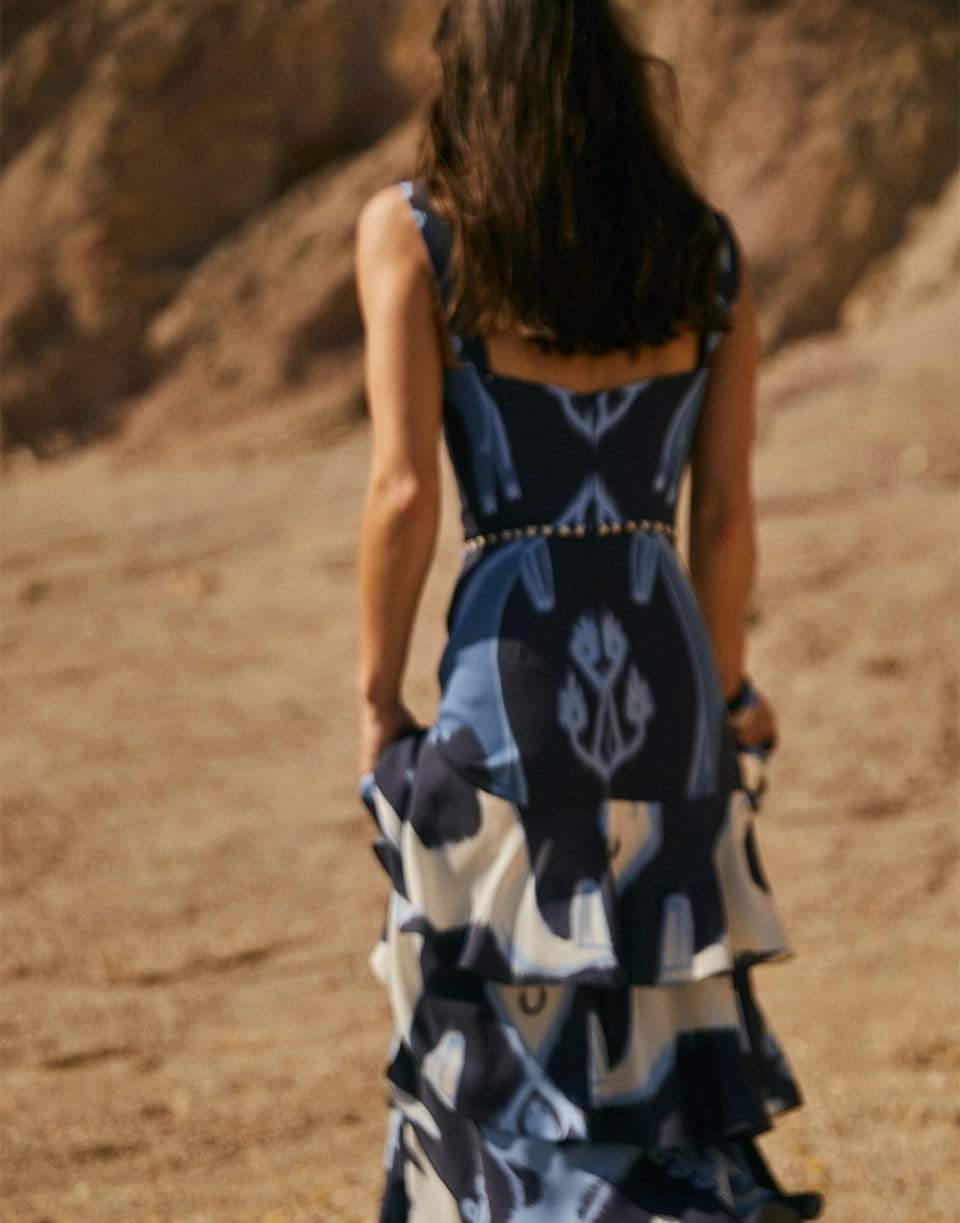 JOHANNA ORTIZ-Pampas Maxi Dress-MIDNIGHT