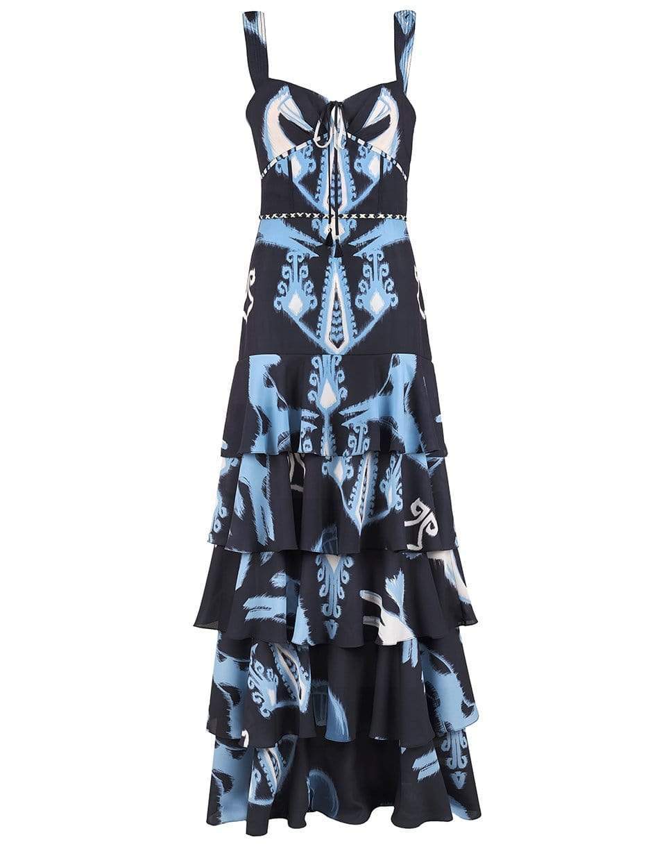 JOHANNA ORTIZ-Pampas Maxi Dress-MIDNIGHT