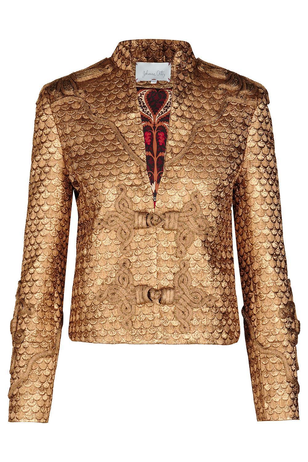 Boldness Jacket-GOLD-XS-CLOTHINGJACKETCASUAL-JOHANNA ORTIZ