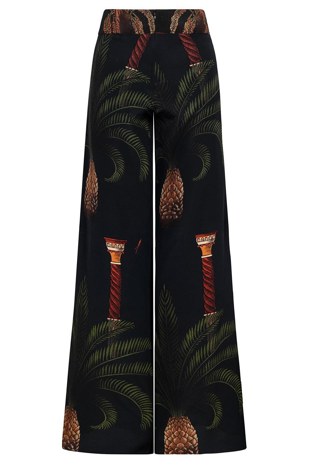 Mystic Motif Pant-DKBLUORM-4-CLOTHINGPANTWIDE LEG-JOHANNA ORTIZ