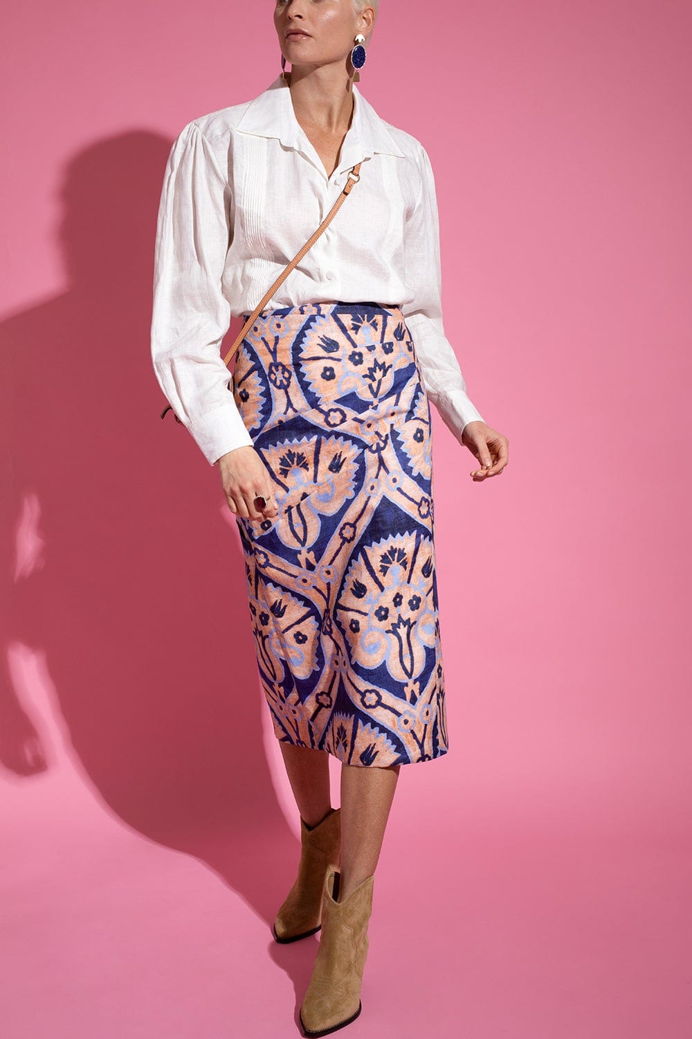 JOHANNA ORTIZ-Line Of Descendent Midi Skirt-