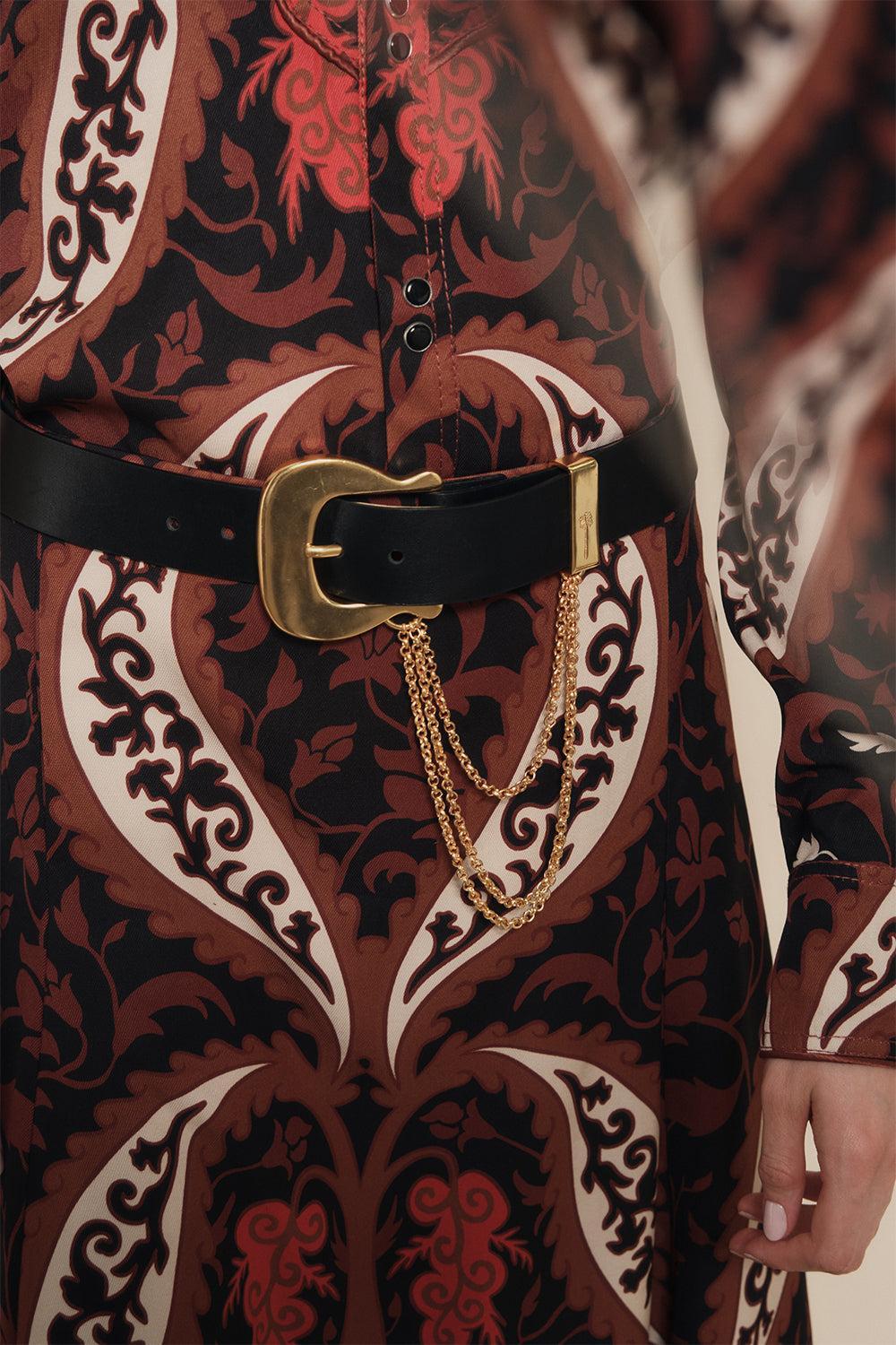 Encanto De Isla Ankle Skirt-BKMOSNDR-2-CLOTHINGSKIRTMAXI-JOHANNA ORTIZ