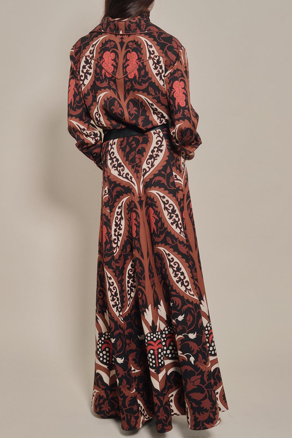 Encanto De Isla Ankle Skirt-BKMOSNDR-2-CLOTHINGSKIRTMAXI-JOHANNA ORTIZ