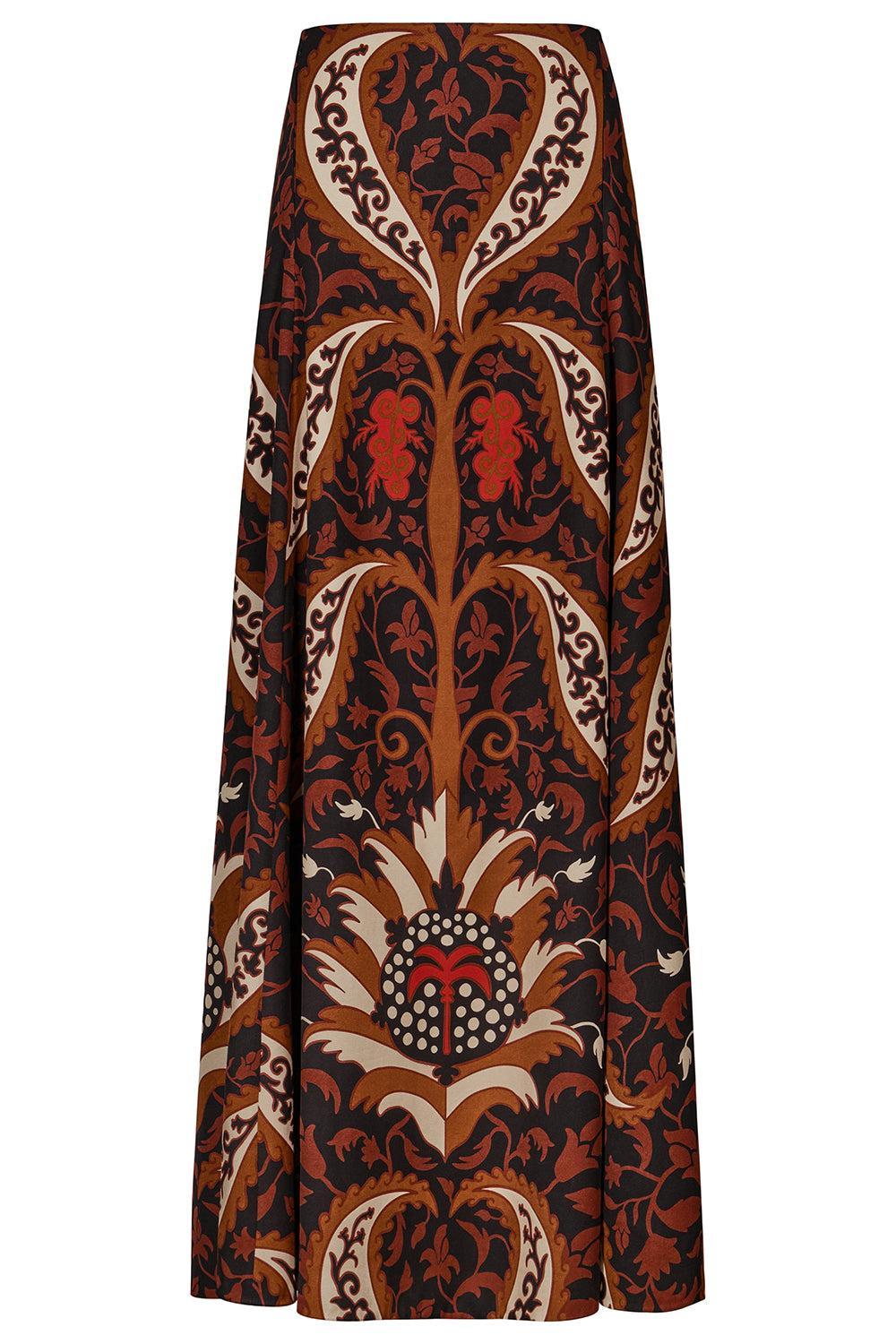 Encanto De Isla Ankle Skirt-BKMOSNDR-2-CLOTHINGSKIRTMAXI-JOHANNA ORTIZ